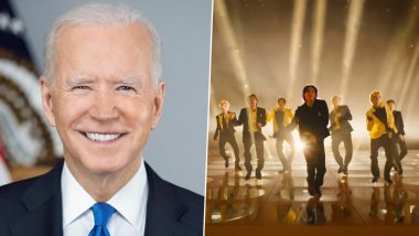 US President Joe Biden ‘Sings’ BTS’ Hit Song Butter on The Tonight Show; Watch Hilarious ‘Edited’ Video Played by Jimmy Fallon